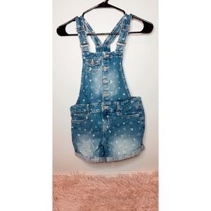 Kid’s Denim Overall Shorts